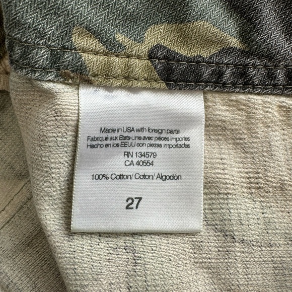 Sundry 100% cotton Camo mini skirt Green Woman’s size 27 - Picture 5 of 5